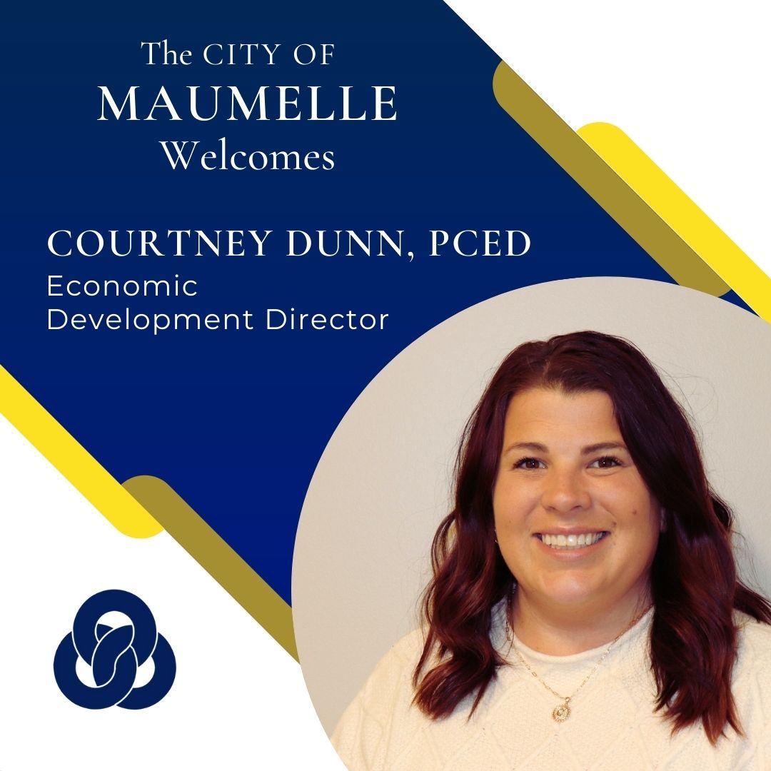The City welcomes Courtney Dunn, PCED as new Economic Development Director